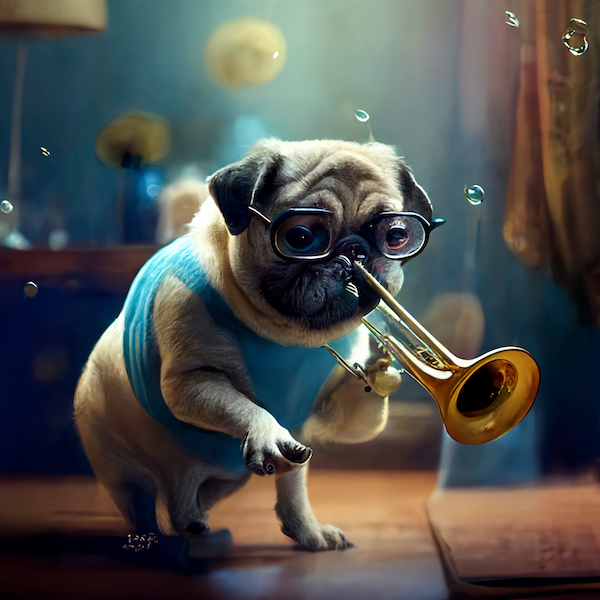 Pug trombone1